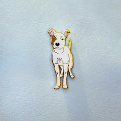 Pit Bull Enamel Lapel Pin