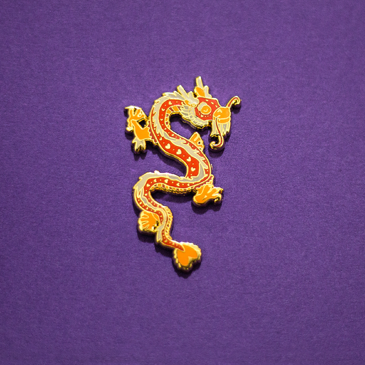 Dragon Chinese Zodiac Enamel Lapel Pin Cute Gift Accessories Flair