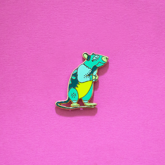 Rat Chinese Zodiac Enamel Lapel Pin Cute Gift Accessories Flair