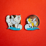 Surfing Shark Dogs Set