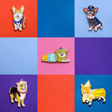 HazelBear the Princess Corgi Party Limited Edition Pin