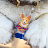Hey Corgeous! Acrylic Charm