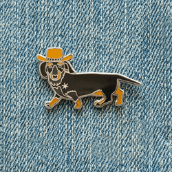 Dachshund, Get A Long Little Doggie Enamel Pin V1