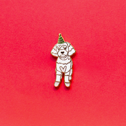Party Pup Wally Cockapoo Enamel Lapel Pin Animal Pet Dog Gift Accessories Flair